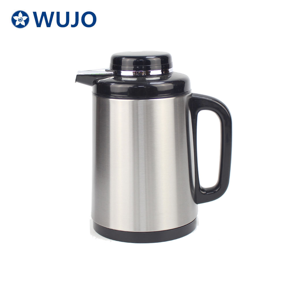 WUJO Factory Vacuum Thermal Ss Arabic Coffee Pot with Glass Liner