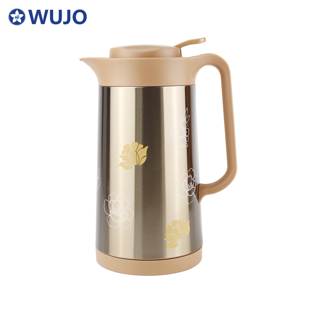 Wujo Various Colors Eye-catching Stainless Steel Vacuum Coffee Pot