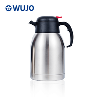 2L Double Wall Stainless Steel Thermos Airline Vacuum Hotel Coffee Pot