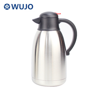 WUJO Afghanistan Double Wall Vacuum Insualted Ss Arabic Coffee Pot for Airline