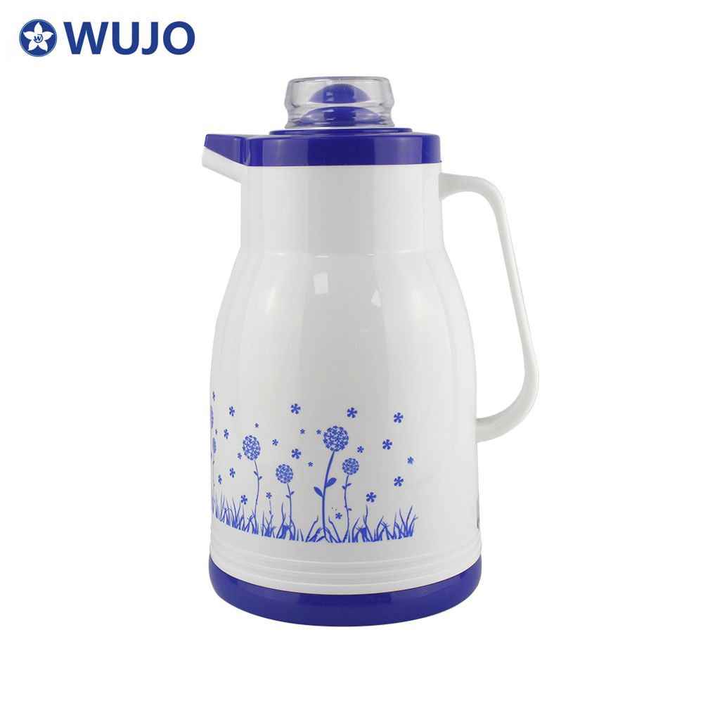 WUJO Cheap Price Arabic Glass Refill Vacuum Plastic Coffee Thermos 