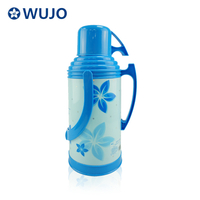 3.2 Liter Cheapest African Plastic Thermos Flask with Glass Inner-WUJO 