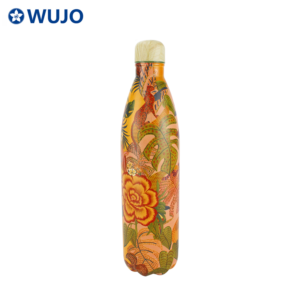 Wujo Hot Sale New Design Stainless Steel Insulated Water Bottle