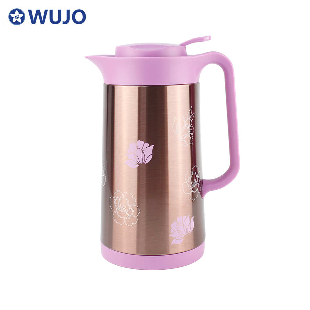 Wujo Various Colors Eye-catching Stainless Steel Vacuum Coffee Pot