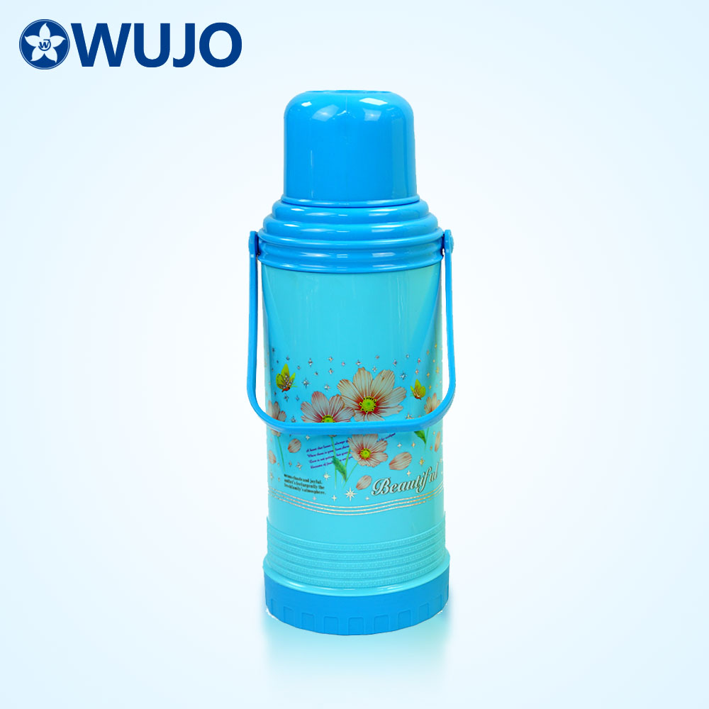 3.2 Liter Cheapest African Plastic Thermos Flask with Glass Inner-WUJO 