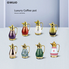 WUJO Luxury Arabic Style 1000ml Dallah Coffee Vacuum Tea Thermos