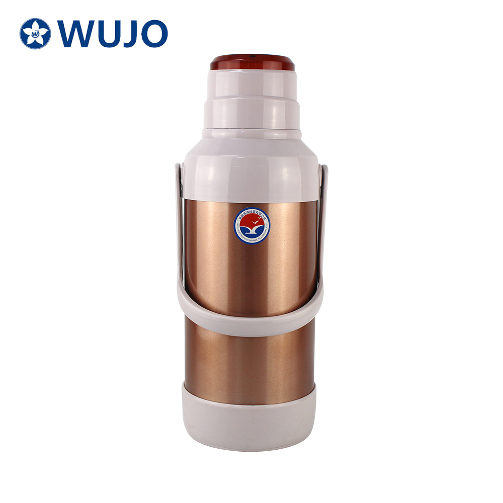 Manufacturer 2L 3.2L Stainless Tea Thermoses Glass Insulated Vacuum Flask with Glass Liner