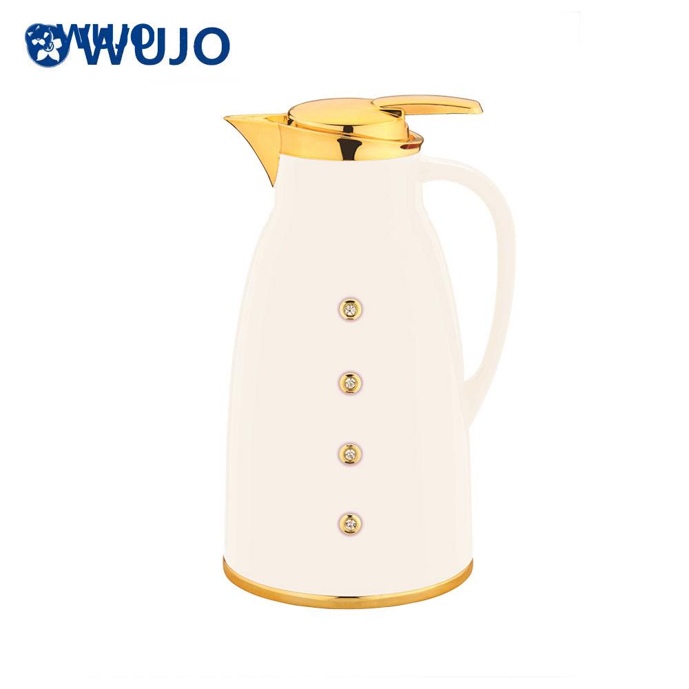 WUJO Custom Red Arabic Best Glass Liner Vacuum Insulated Plastic Thermos Flask 
