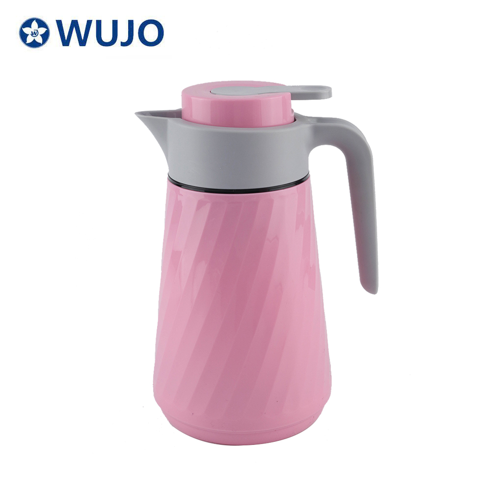 WUJO Modern OEM 1L1.6L Keep Hot 24hr Thermal Thermos Tea Vacuum Coffee Pot