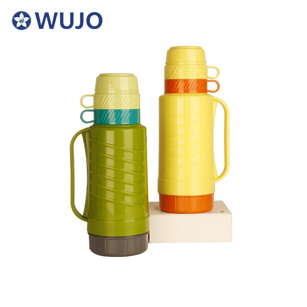 1.8L Hot Cold Travel Plastic Thermos Bottle with Glass Liner Inner From China 